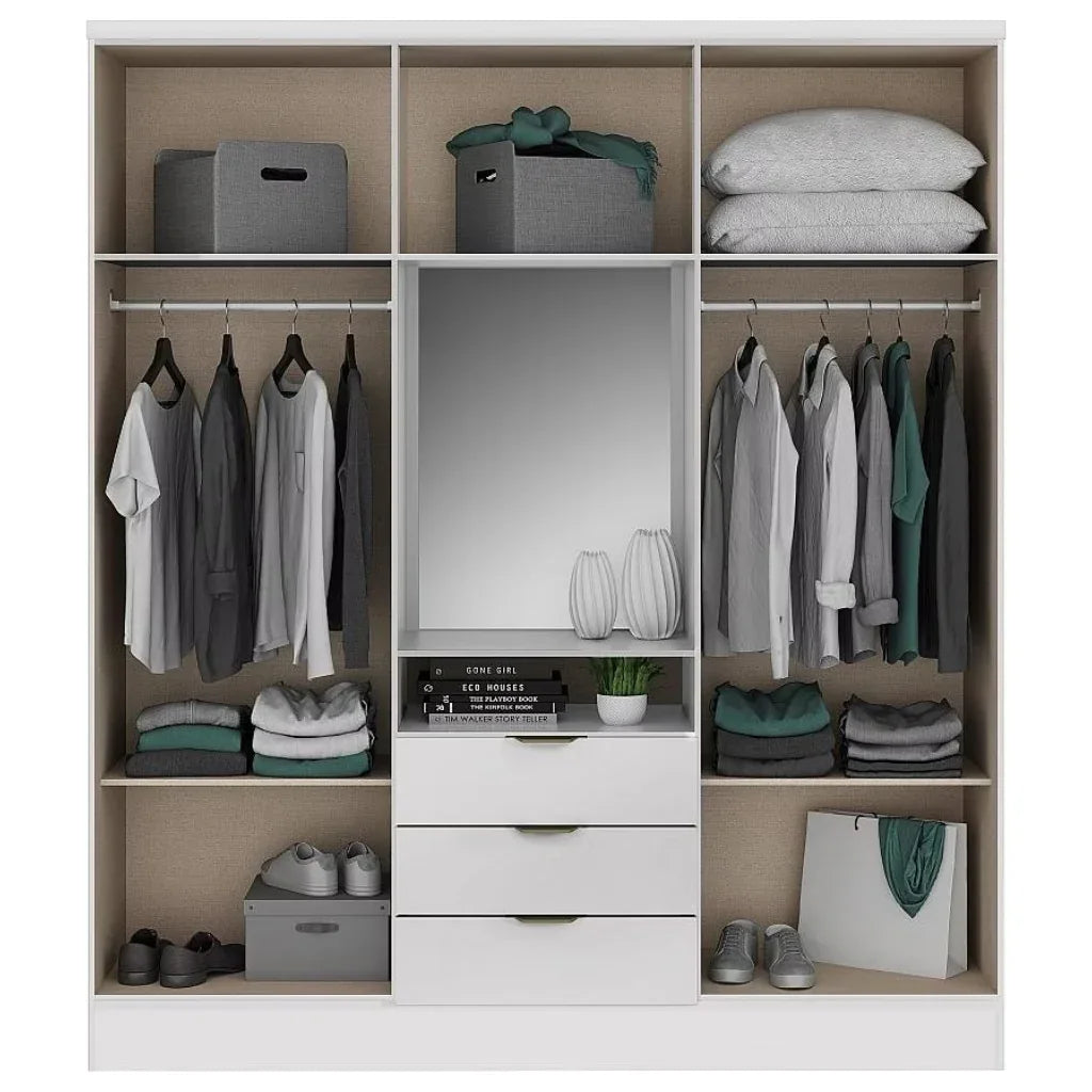 GARFIELD - Wardrobe 180*46.5*206 WD199990 - Furnile