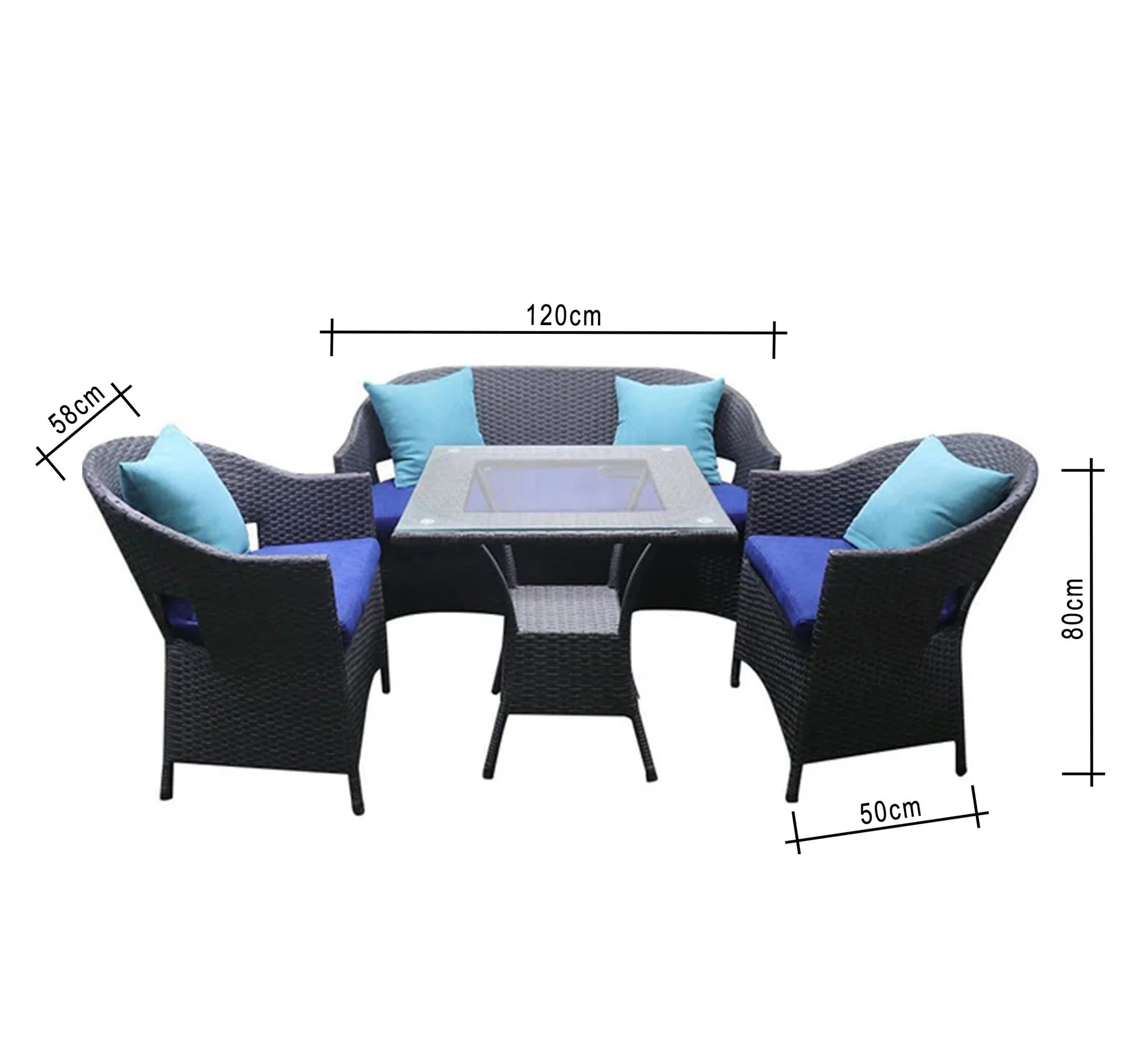 Outdoor Furniture Set - 4 Pieces