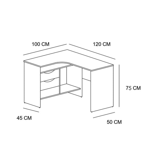 Desk 120*100*75 - K1543013614N