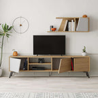 [Width 180cm] T17 TV Unit MDF with Shelf TVT1580017-1
