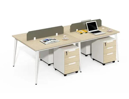 A12 Workstation 4 Seats MDF 240*120*75 WS1580012 - Furnile