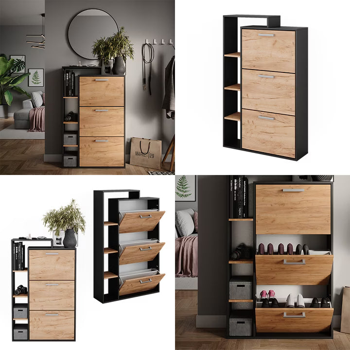 LORA - Shoe Cabinet 80*25*128.5 SCR117517