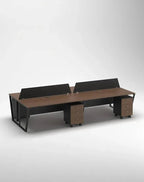 A17 Workstation 4 Seats MDF 240*120*75 WS1580017 - Furnile