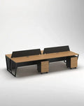 A17 Workstation 4 Seats MDF 240*120*75 WS1580017 - Furnile