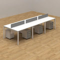 A11 Workstation 6 Seats MDF 360*120*75 WS1580011 - Furnile