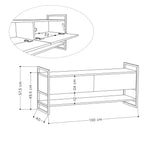 [Width 140cm] T20 TV Unit MDF 140*40*57.5 TVT1580020
