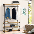H04 Metal Clother Hanger – Metal Frame, MDF Shelves, 100x40x180cm
