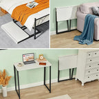 D13 Foldable Metal Desk MDF Top 100*50 DSK1580013