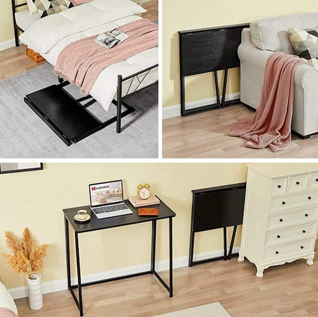 D13 Foldable Metal Desk MDF Top 100*50 DSK1580013-1