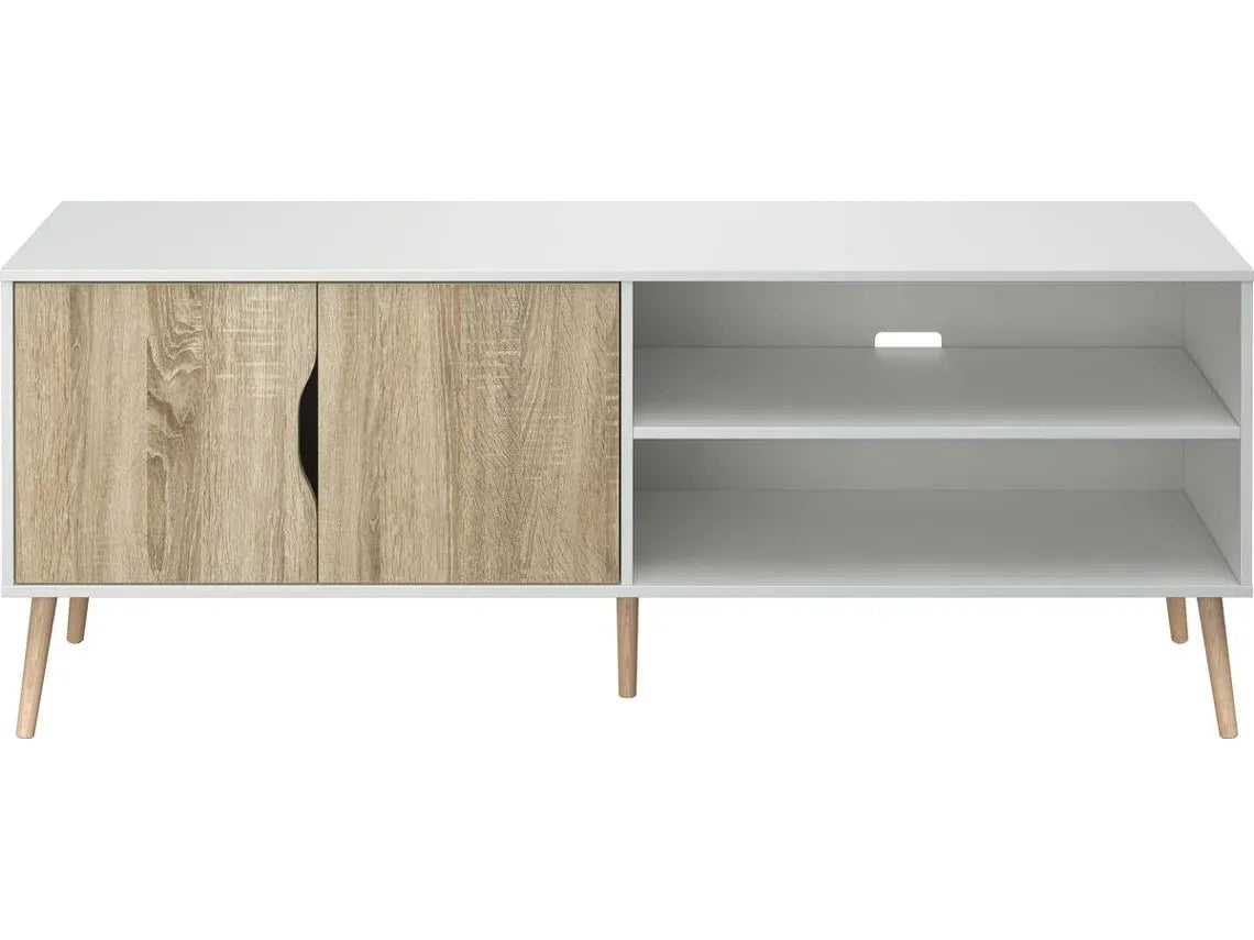 T34 Modern TV Unit, MDF - 170x40.5x65.5cm