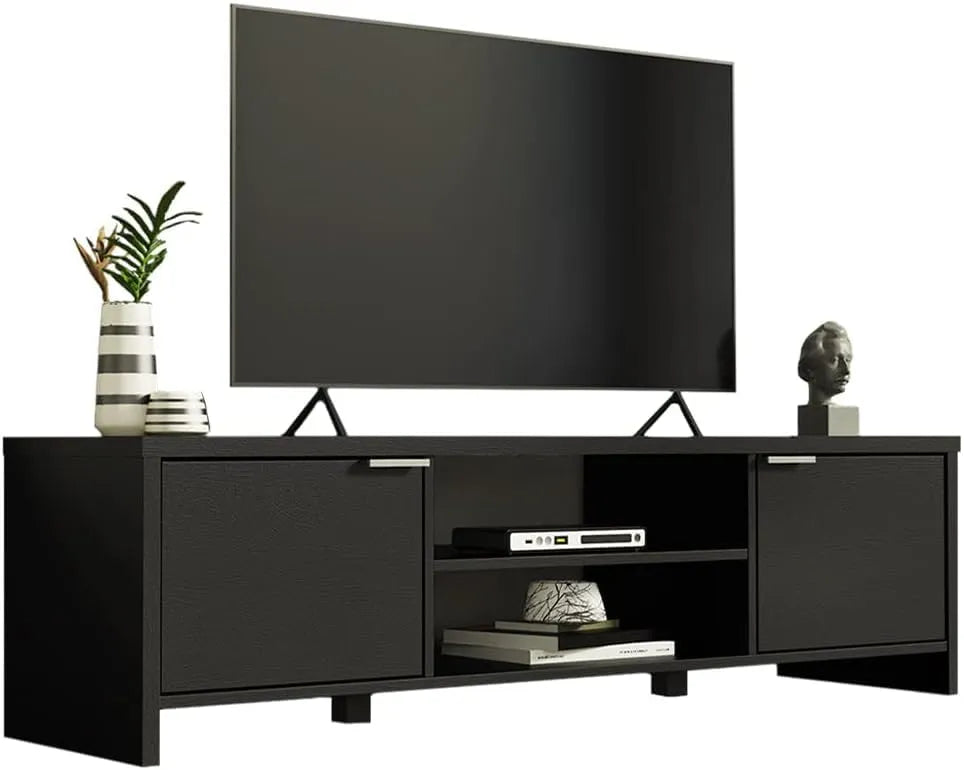 T37 Modern TV Unit, MDF - 145x38x40cm