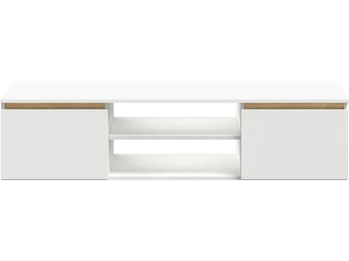 T33 Modern TV Unit, MDF - 150x35x35.5cm