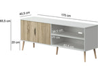 T34 Modern TV Unit, MDF - 170x40.5x65.5cm