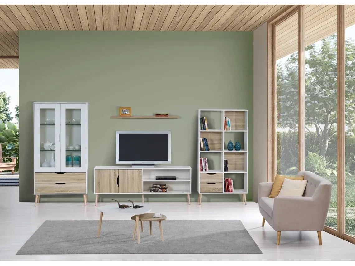 T34 Modern TV Unit, MDF - 170x40.5x65.5cm