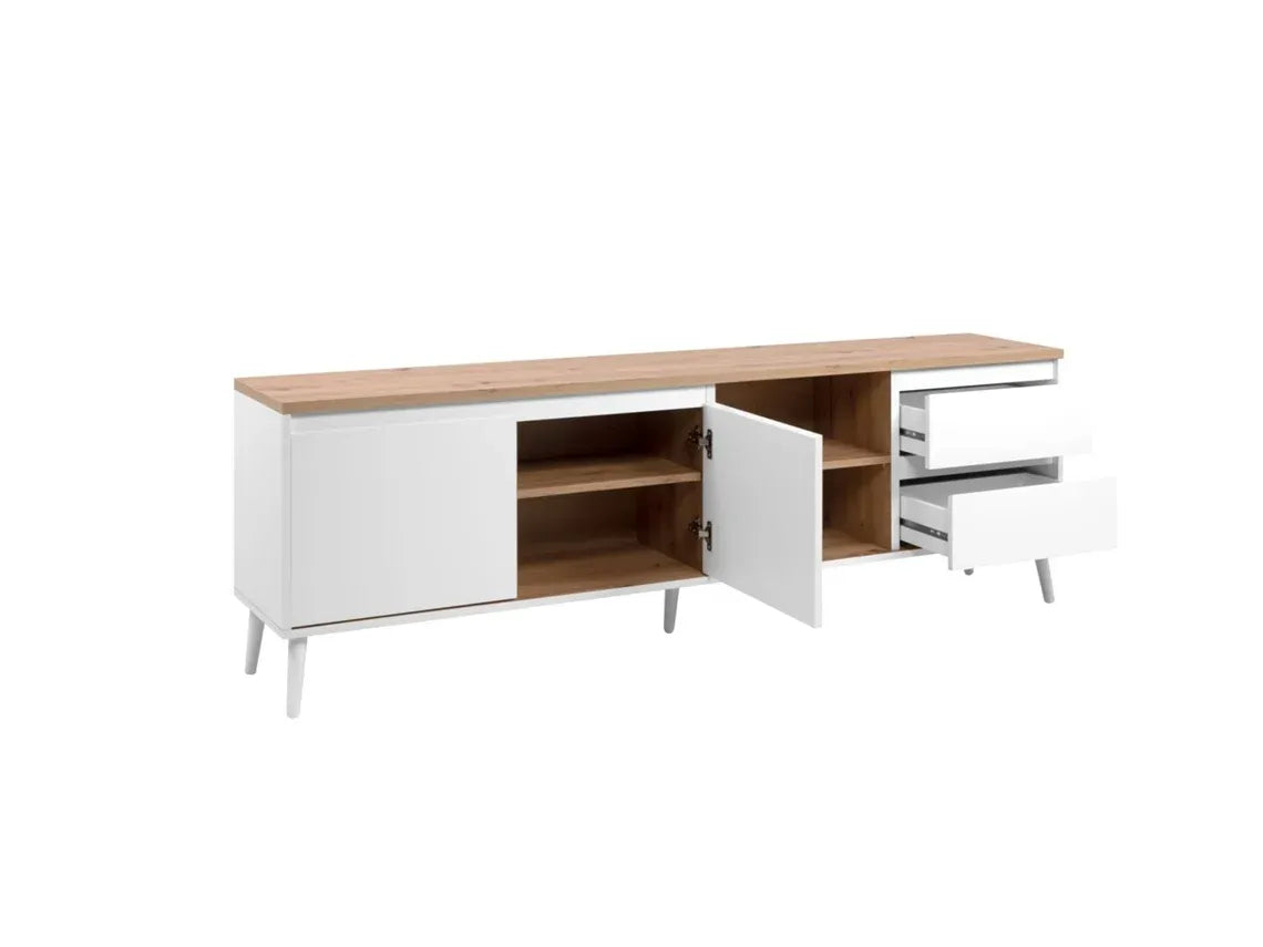 T36 Modern TV Unit, MDF - 186x36x59cm