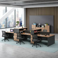 A13 Workstation 6 Seats MDF 360*120*75 WS1580013 - Furnile