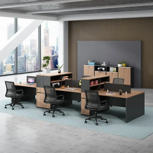 A13 Workstation 6 Seats MDF 360*120*75 WS1580013 - Furnile