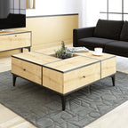VIRGINIA - Coffee Table 105*105*42 CT027 (With Drawers)