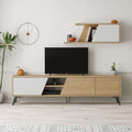 [Width 180cm] T17 TV Unit MDF with Shelf TVT1580017-1