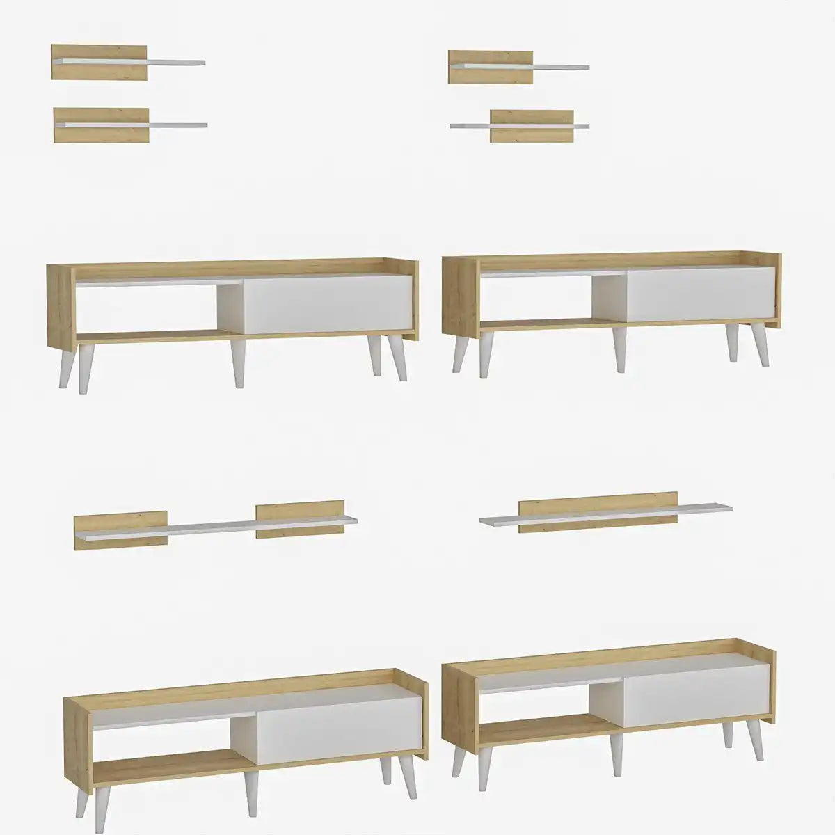 [Width 150cm] T11 TV Table MDF 150*30*50 TVT1580011
