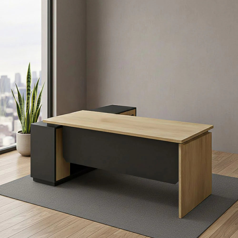 D20 Manager L-Shape Desk MDF 160*160*75 MD1580020