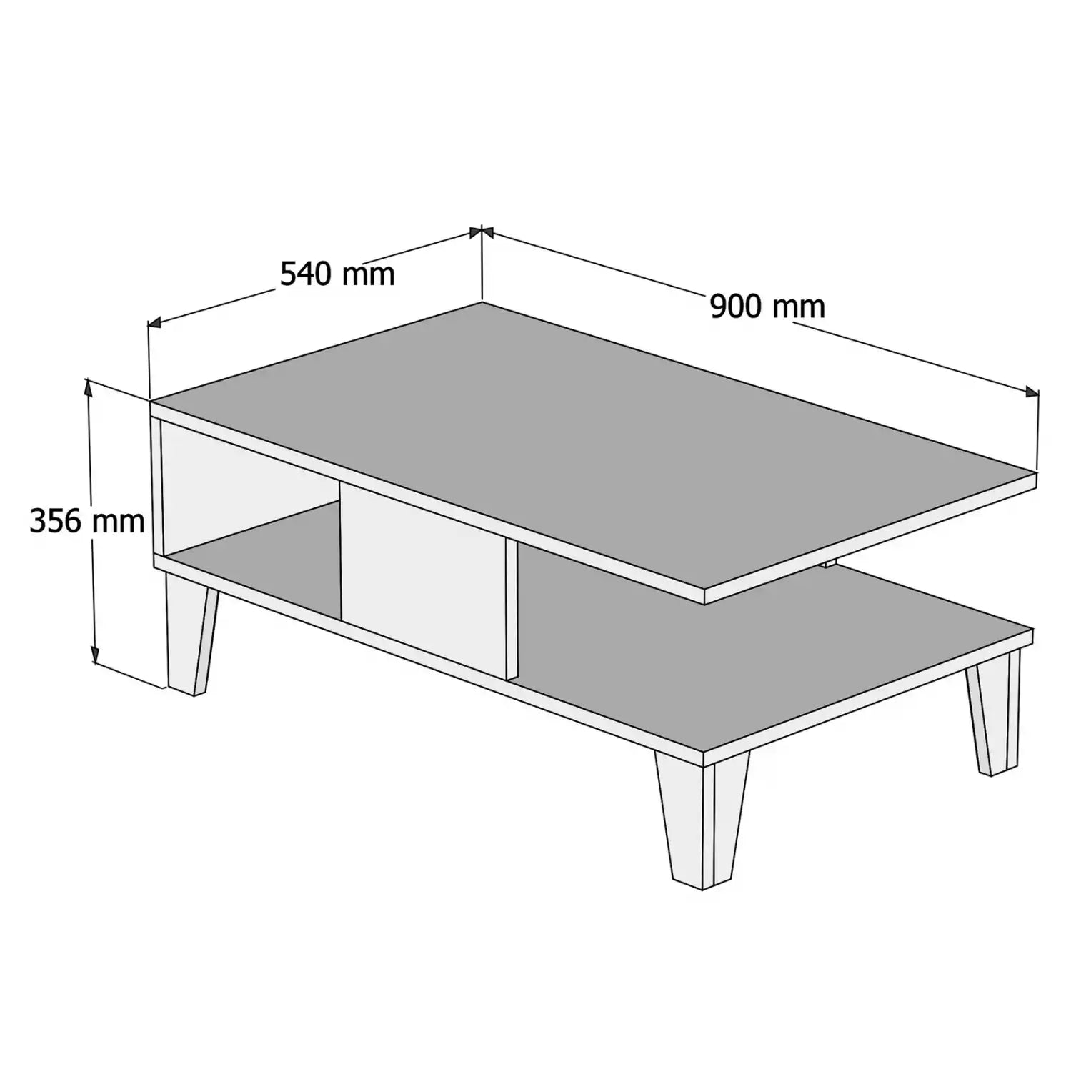 LEONA - Coffee Table 90*54*35.6 CT051