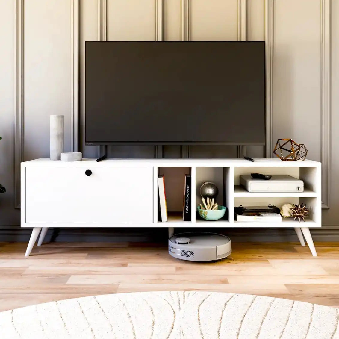 [Width 140cm] T03 TV Table MDF 140*30*45 TVT1580003