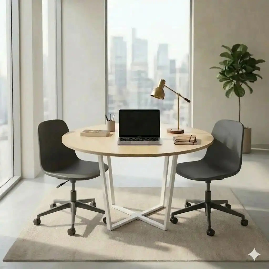 B12 Meeting Table MDF 120*120*77 MT1580012-1