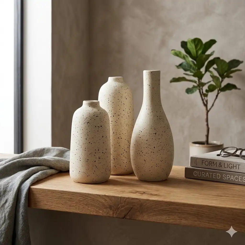 V09 Pottery Vase Set 3pcs V1580009