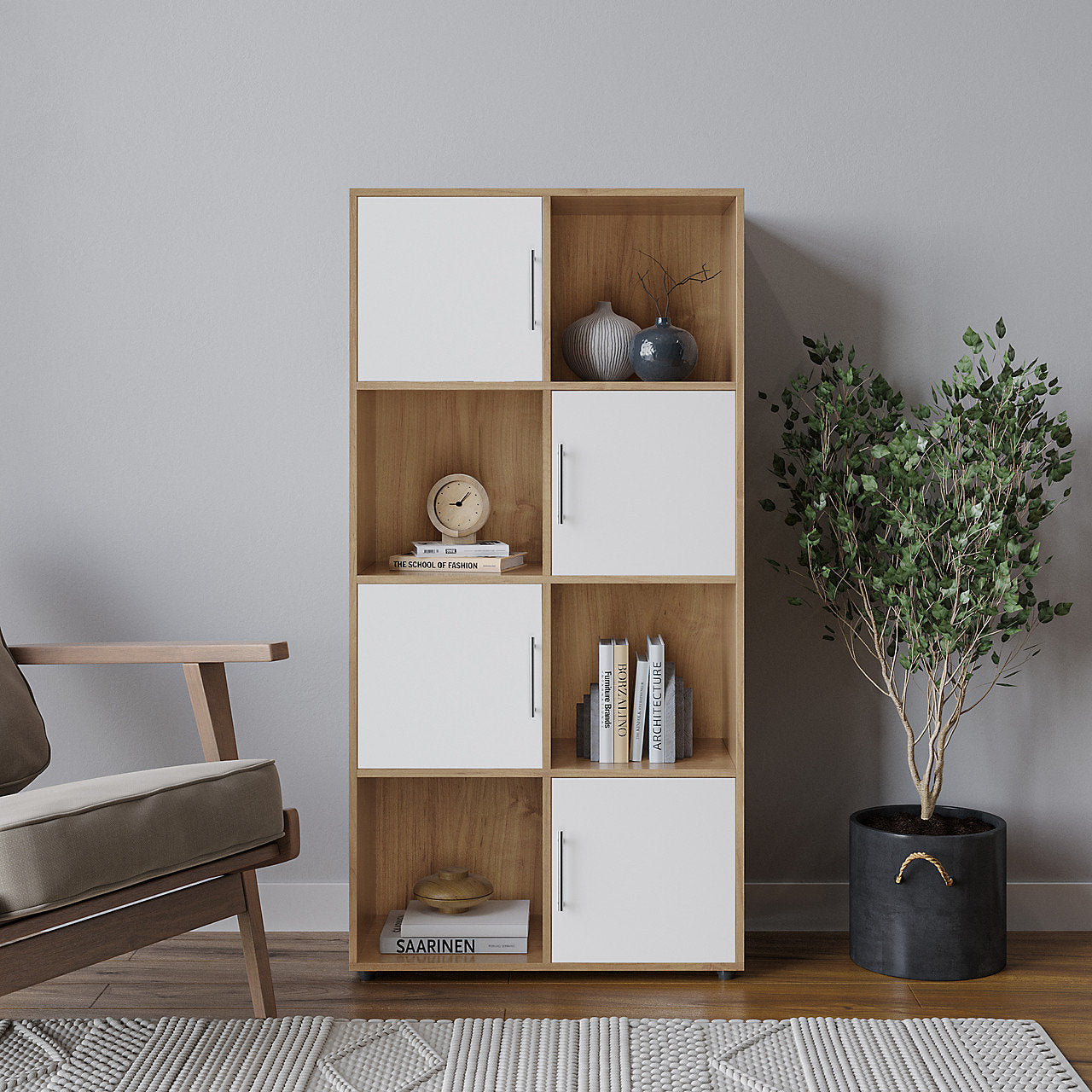 G15 Bookcase – MDF, 60x30x120cm