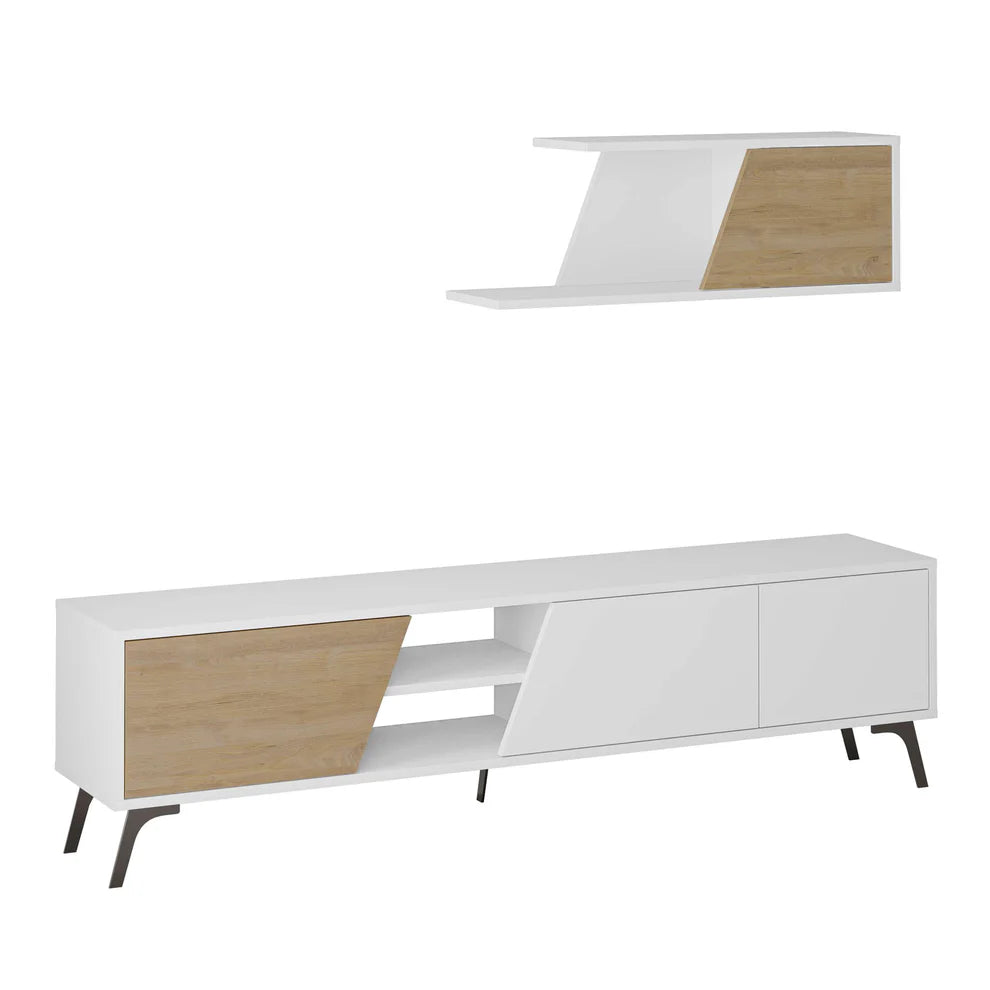 [Width 180cm] T17 TV Unit MDF with Shelf TVT1580017