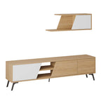 [Width 180cm] T17 TV Unit MDF with Shelf TVT1580017-1