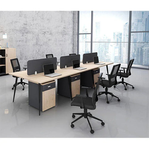 A10 Workstation 6 Seats MDF 360*120*75 WS1580010 - Furnile